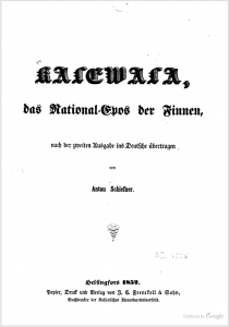 Schiefner Kalewala 1882