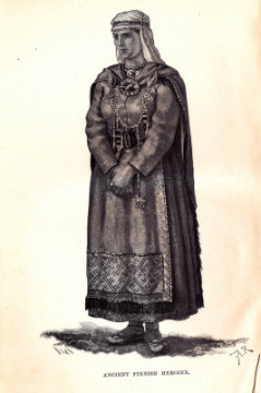 An ancient Finnish heroine depicted in the second part of Crawford's Kalevala.