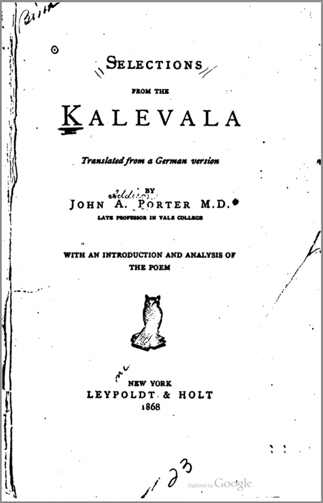 J. A. Porter Kalevala