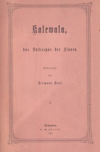 Hermann Paulin Kalevalan ensimmäinen osa ilmestyi vuonna 1885.