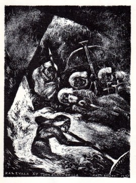 Matti Visanti kuvitti Kakutan Morimoton Kalevalan toisen painoksen.
